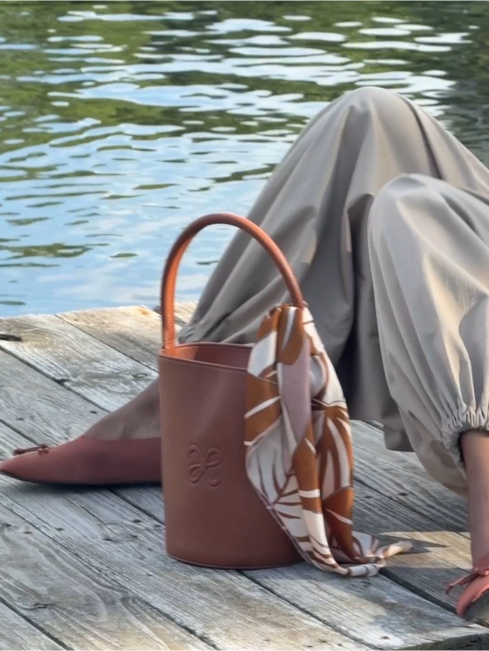 Maeve Faux Leather Bucket Bag - Picture 6 of 11